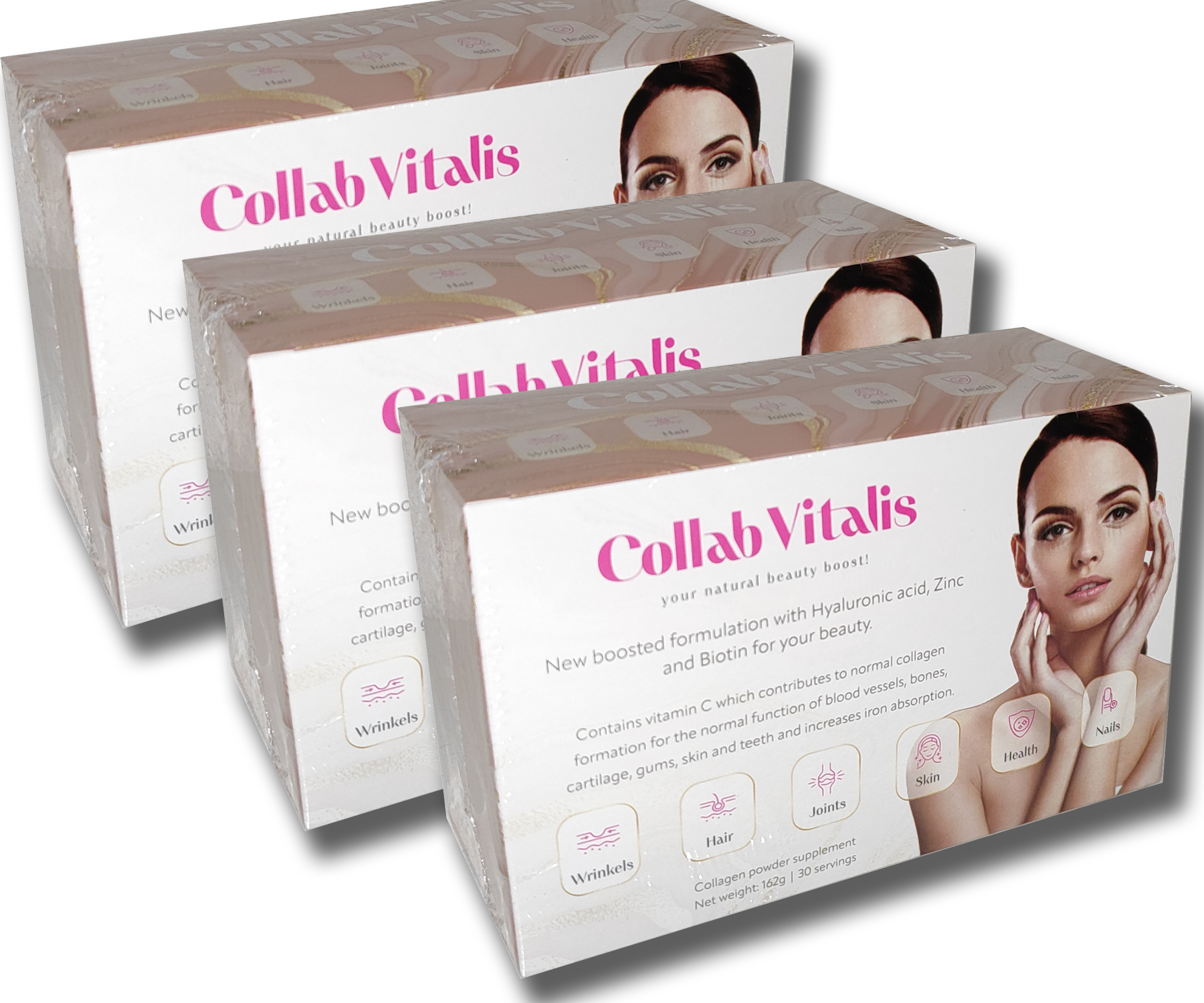 3x Collab Vitalis Collagen (90 bags)